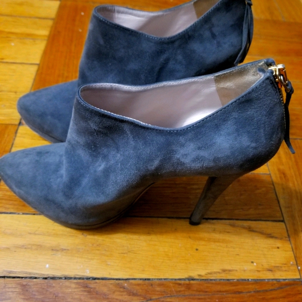 Miu Miu Gray Booties - image 1